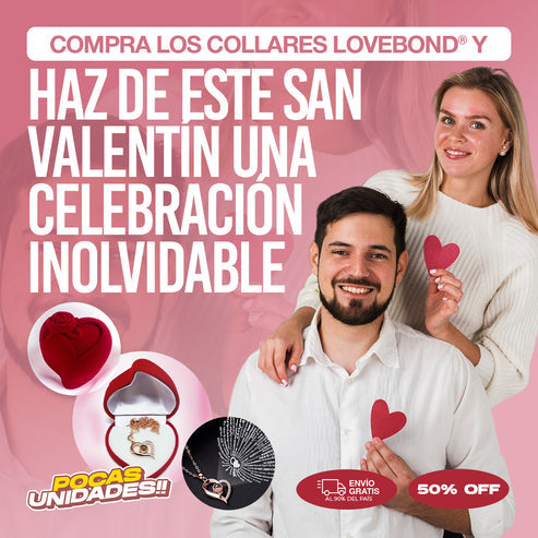 Un lazo de amor inquebranteble con LoveBond® este San Valentin | 2 Collares para parejas