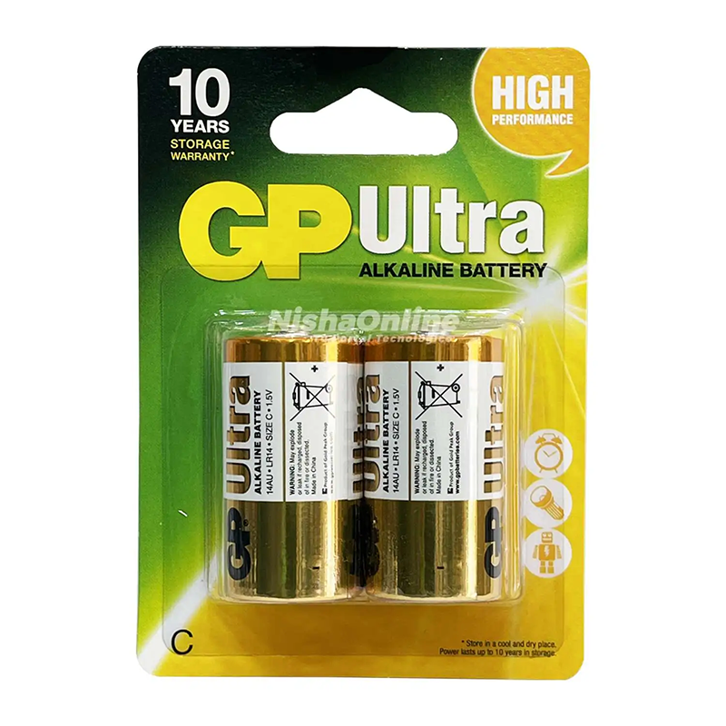 Baterias Tipo C GP Ultra 1.5v