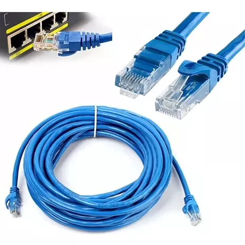 Cable de Red LAN UTP Cat5 con Conector RJ45 20 Metros