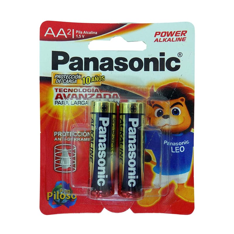 Pilas Alkalinas AA Panasonic