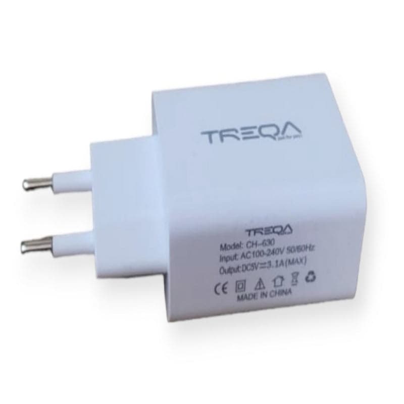 Cargador USB 3.1A con Cable V8 TREQA CH-232