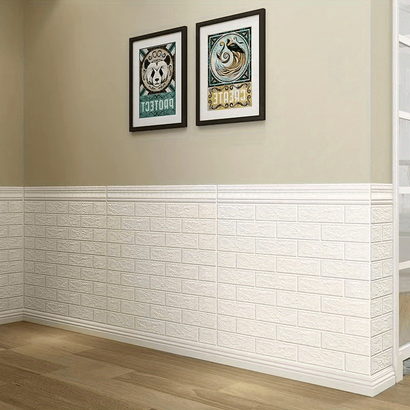 10 piezas de paneles de pared para decoración de interiores, papel tapiz adhesivo de pared 3D, decoración de habitaciones, para el hogar, dormitorio