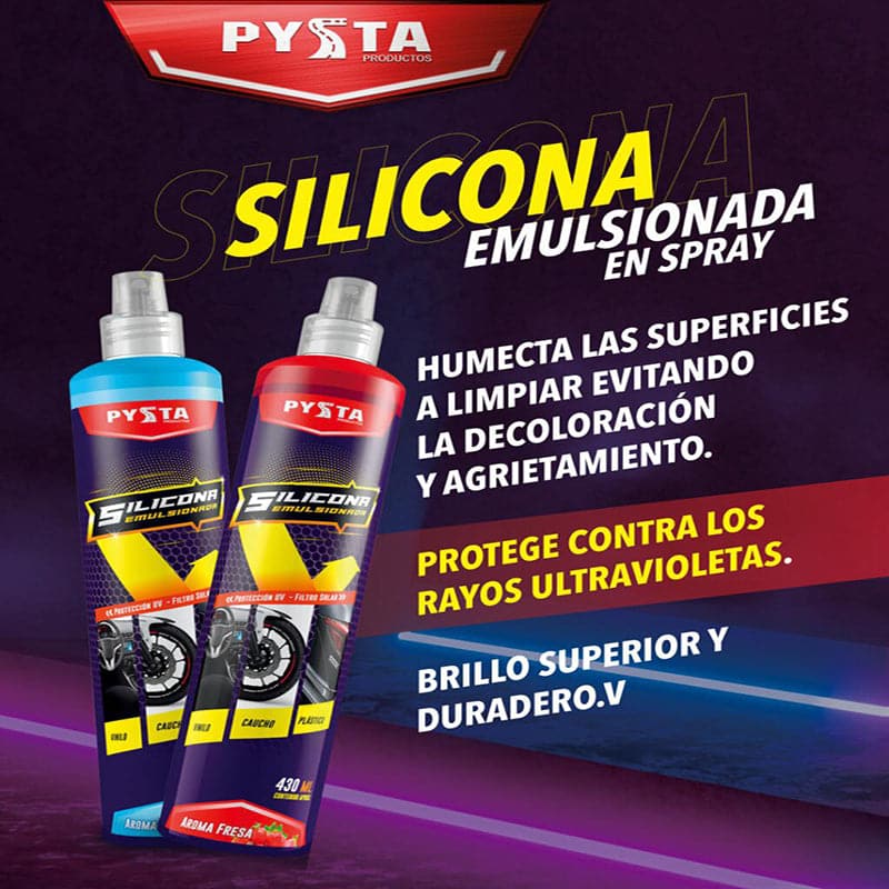 Silicona Emulsionada en Spry Aromas Varios Marca Pysta