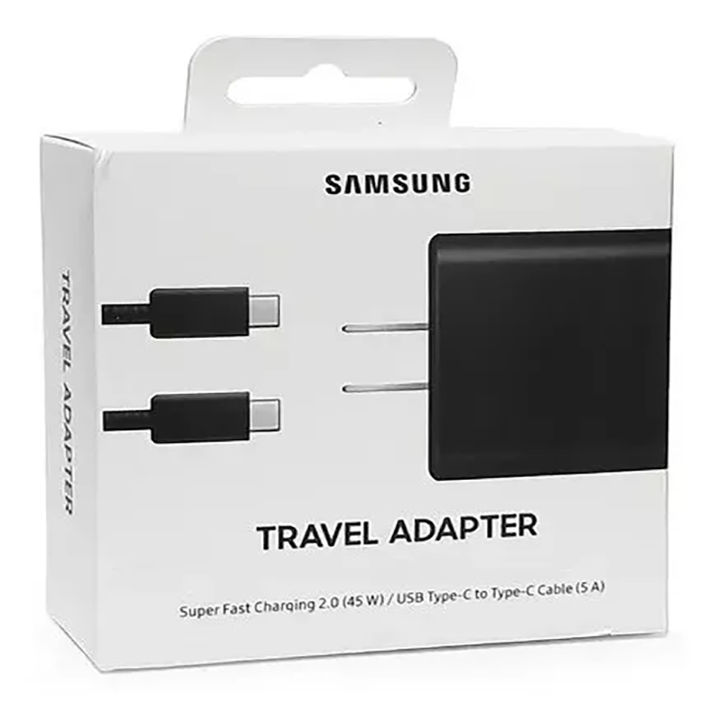 Cargador Samsung Tipo C 45W Completo