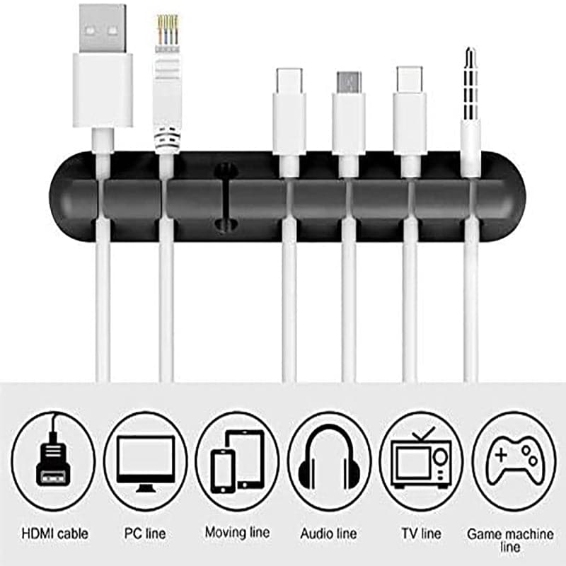 Organizador Grande para 7 Cables USB