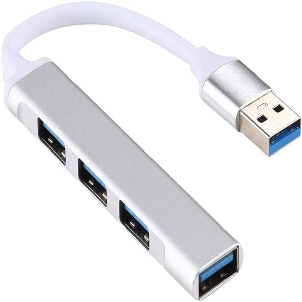 Adaptador HUB USB 3.0 de Aleación de Aluminio 4 en 1