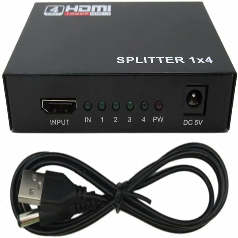 Splitter HMDI 1080p 1 Entrada - 4 Salidas