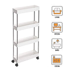 Estante con ruedas 4 niveles