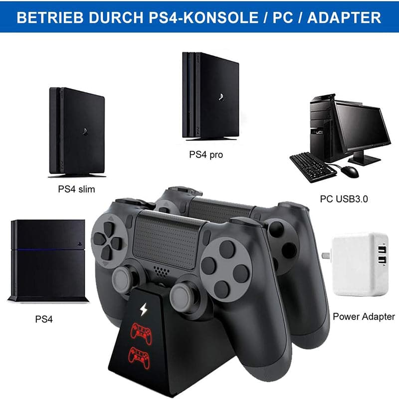 Base de Carga para Controles PS4 Marca DOBE