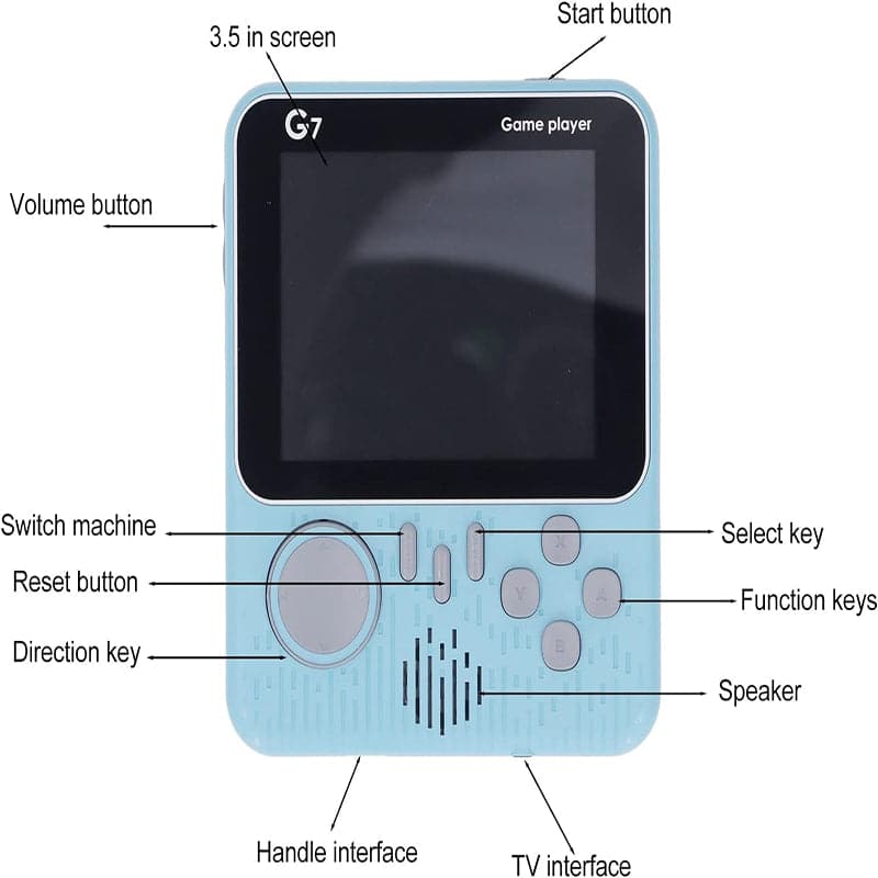 Consola de Juegos Portatil Inalambrico G7