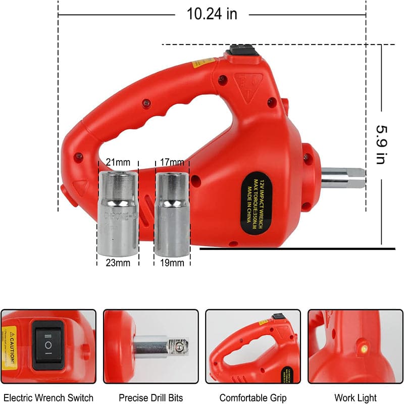 Kit Gato Hidraulico para Carros 5 en 1