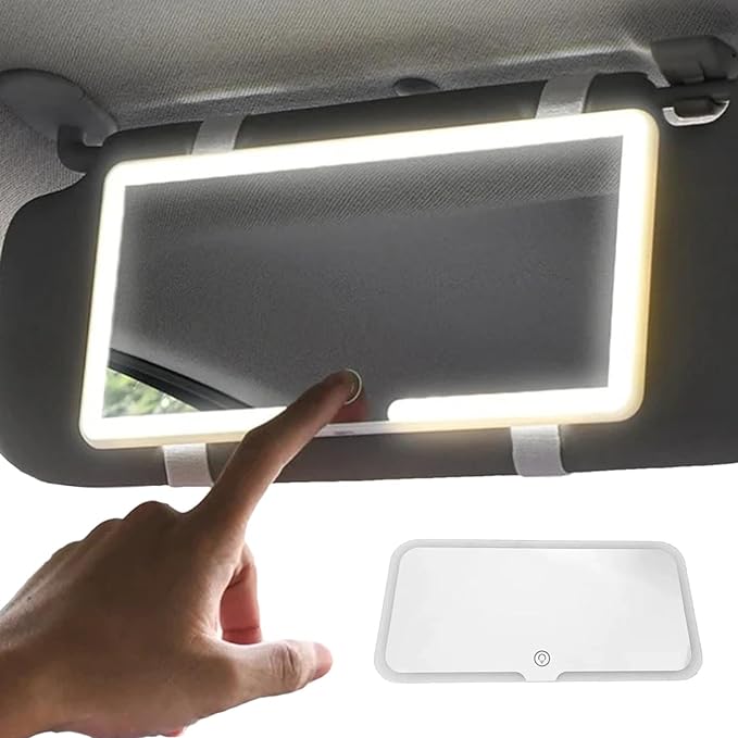 ESPEJO TÁCTIL® con luz led para carro