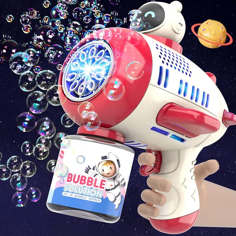 Pistola de Burbujas con Diseño Espacial