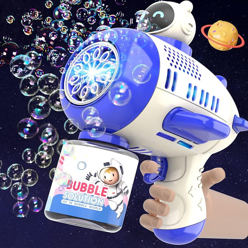 Pistola de Burbujas con Diseño Espacial