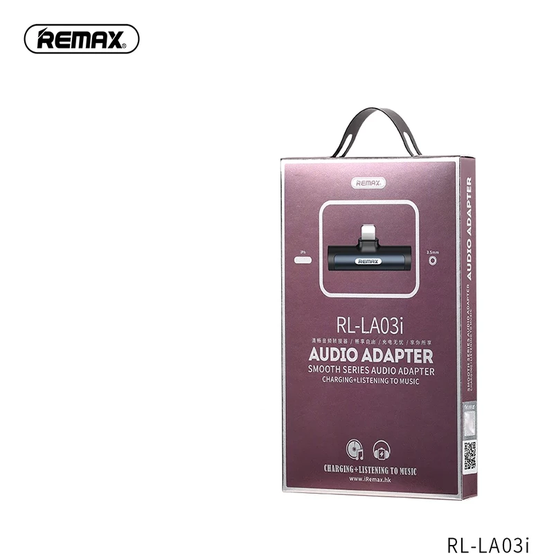 Adaptador de Audio Remax RL-LA031i para Dispositivos Apple