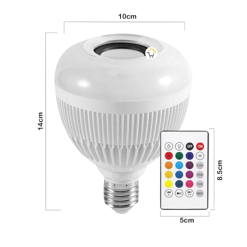 Bombillo parlante con control RGB