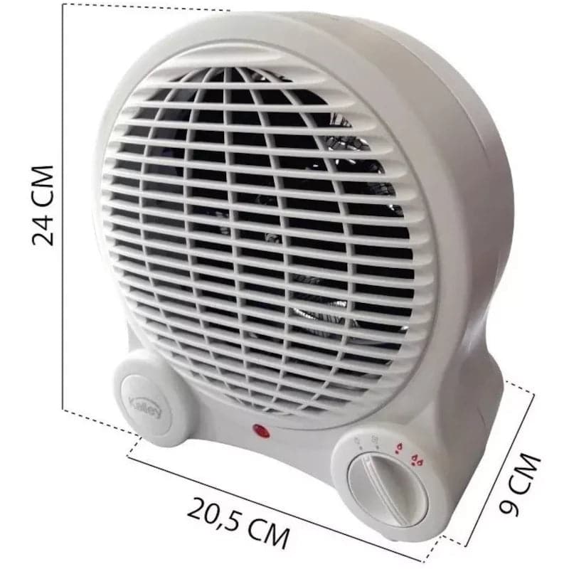 Calentador de ambiente K-ca18 de Kalley potencia de 900w hasta 1500w