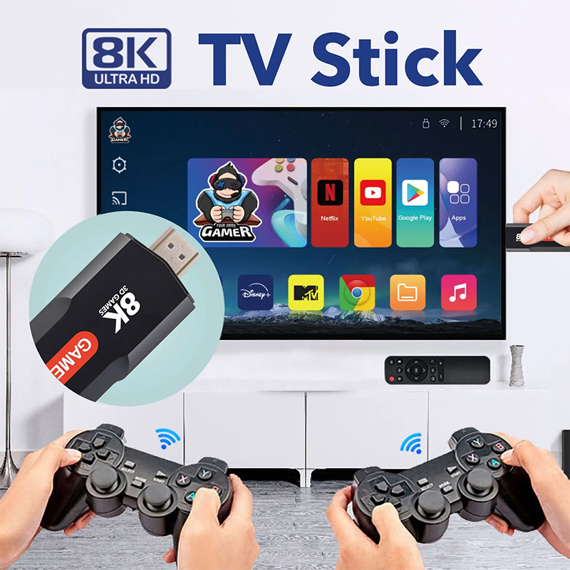 Game TV Stick HDMI M15 Caja Roja