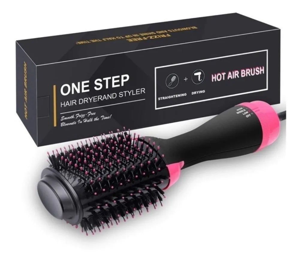 Cepillo Secador ONE STEP 4 en 1  Seca, Alisa y Da Volumen