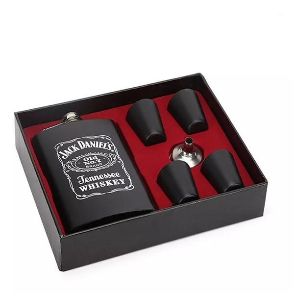 Licorera de Acero Inoxidable 9 Oz Whiskera Jack Daniels