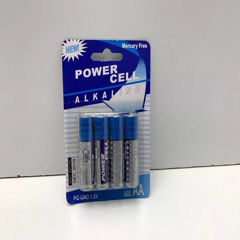 Pack de 4 Pilas AA Power Cell Plitex