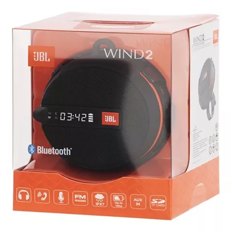 JBL Wind 2 Original con Soporte para Bicicleta y Moto