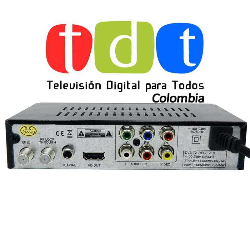 Decodificador TDT DXG-2021 HD DVB2 Sintonizador de Televisión Digital