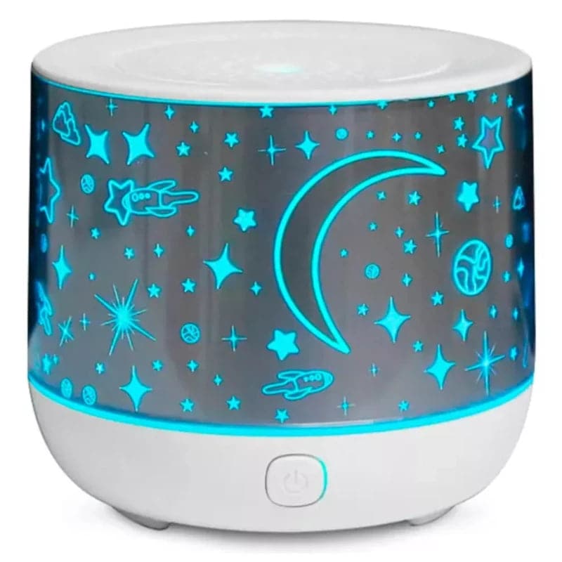 Difusor de aromas humidificador con diseños de estrellas