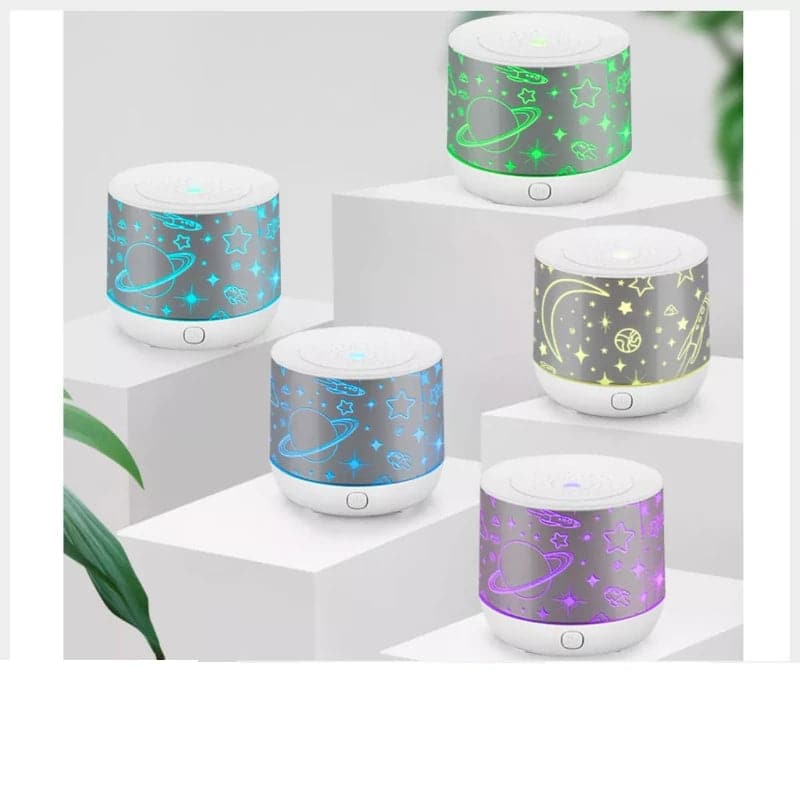 Difusor de aromas humidificador con diseños de estrellas