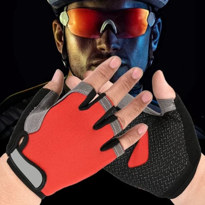 Guantes deportivo para ciclismo de medio dedo