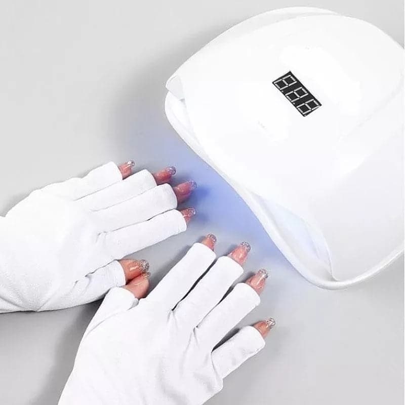 Guantes de protección UV para lámpara de uñas de gel