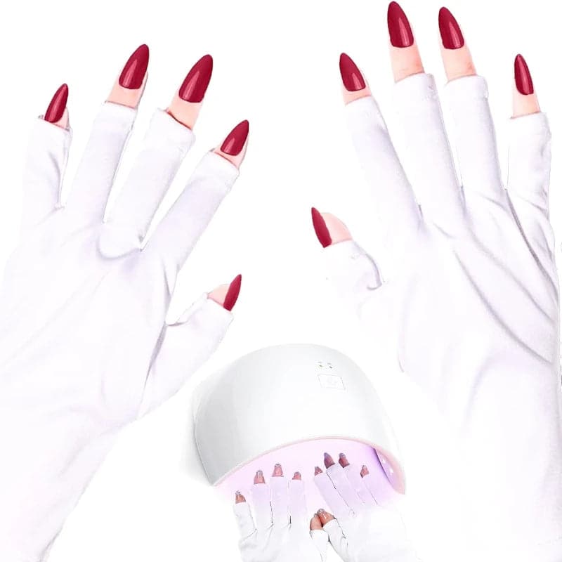 Guantes de protección UV para lámpara de uñas de gel