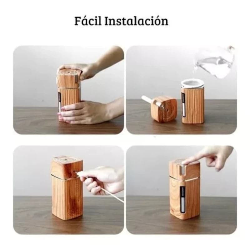 Humidificador de escritorio portátil con USB de 10.1 fl oz