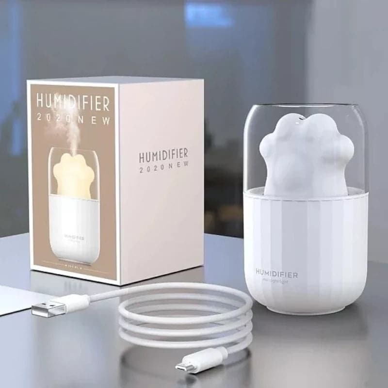 Humidificador difusor diseño de patica de gato 300ml