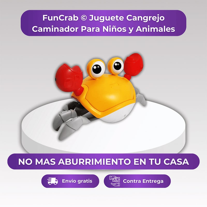 FunCrab © Juguete Cangrejo Caminador Para Niños y Animales