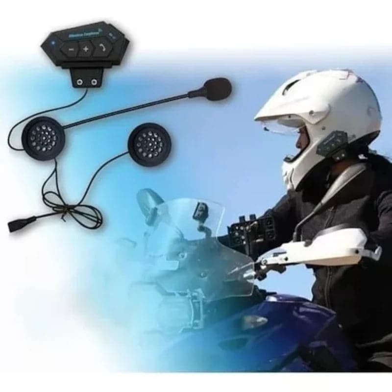 Intercomunicador bluetooth para casco de moto