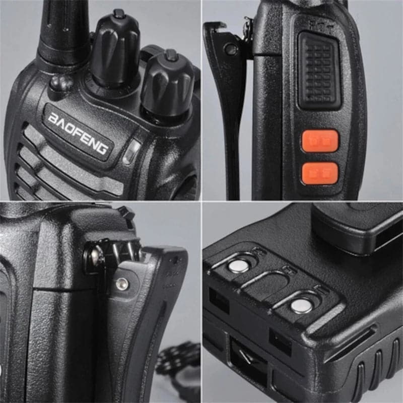 Kit 2 radios Baofeng walkie talkie