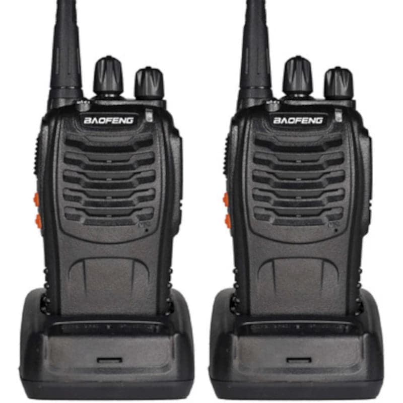 Kit 2 radios Baofeng walkie talkie