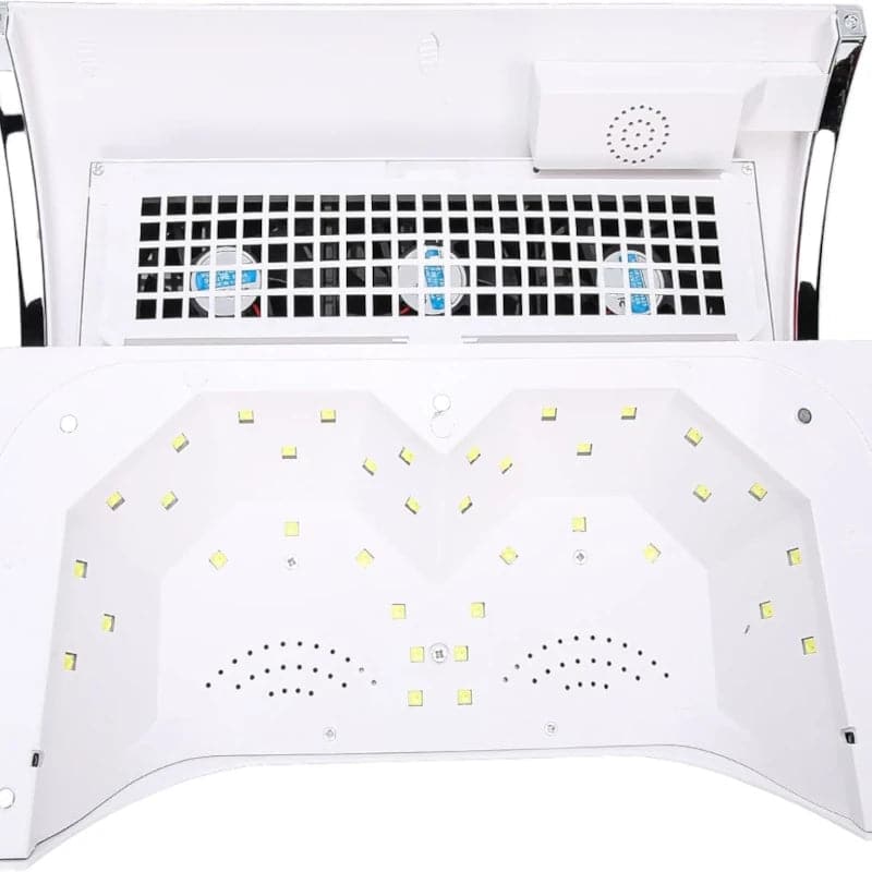 Lampara Uv led con colector de polvo de uñas y pulidor