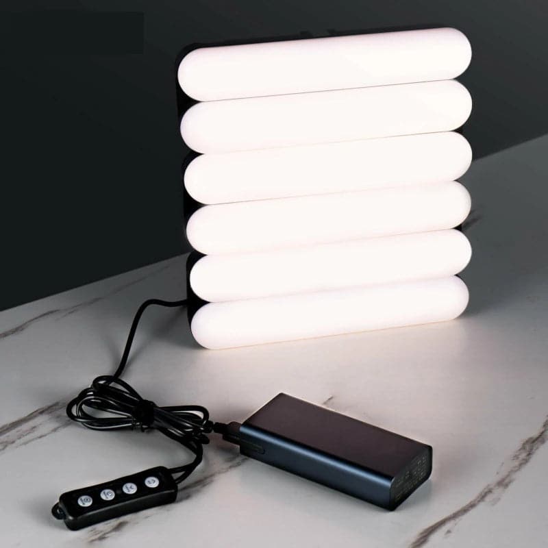 Lámpara aro de luz y figuras led RGB armable para fotografía