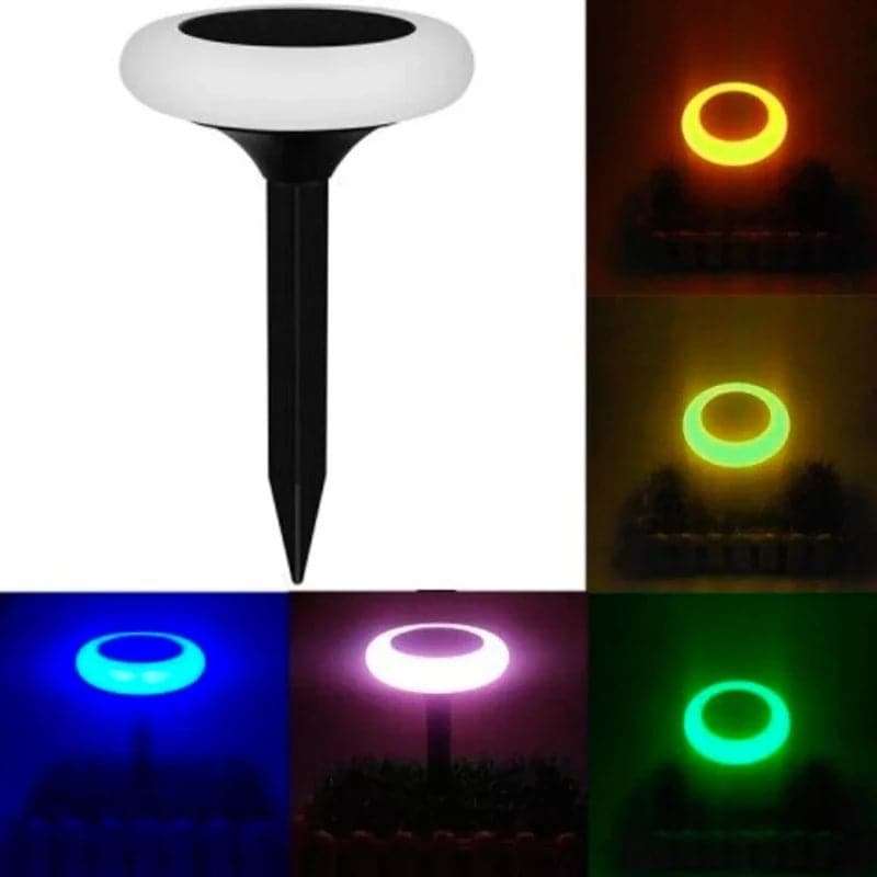 Lámpara de luz led RGB multicolor para jardín recargable