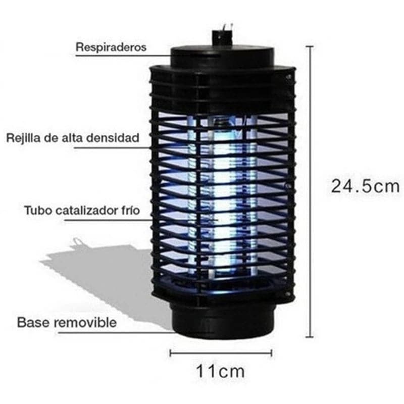 Lampara eléctrica mata zancudos