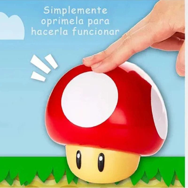 Lampara hongo de Mario Bros con sonido