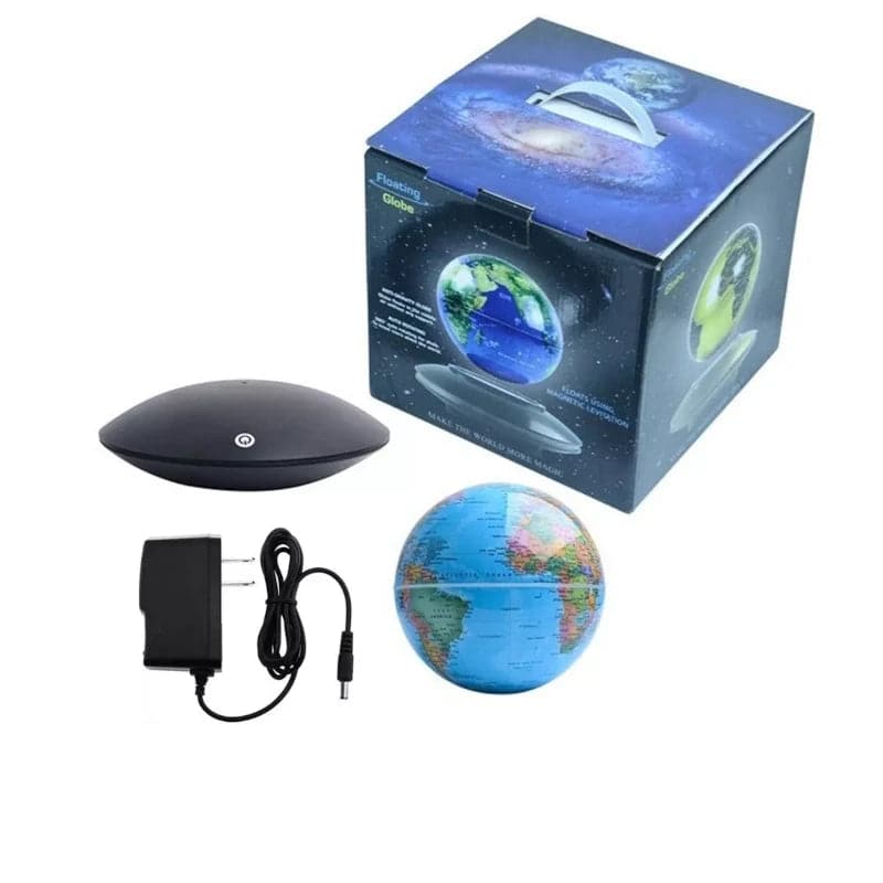 Lampara led globo terráqueo flotante 3D