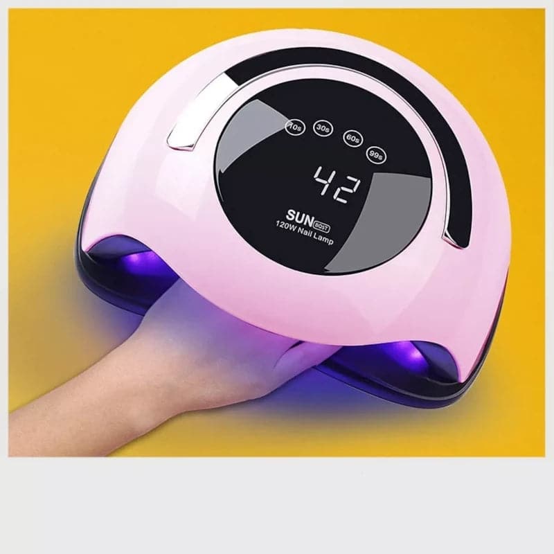 Lampara secadora de uñas 120w profesional con pantalla temporizador