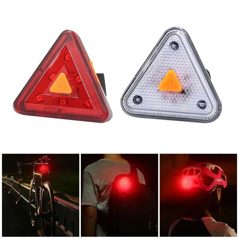 Luz led roja trasera para bicicleta recargable USB con 5 Modos de luz