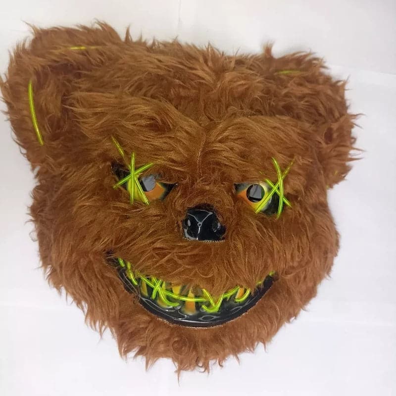 Mascaras de peluche con LED