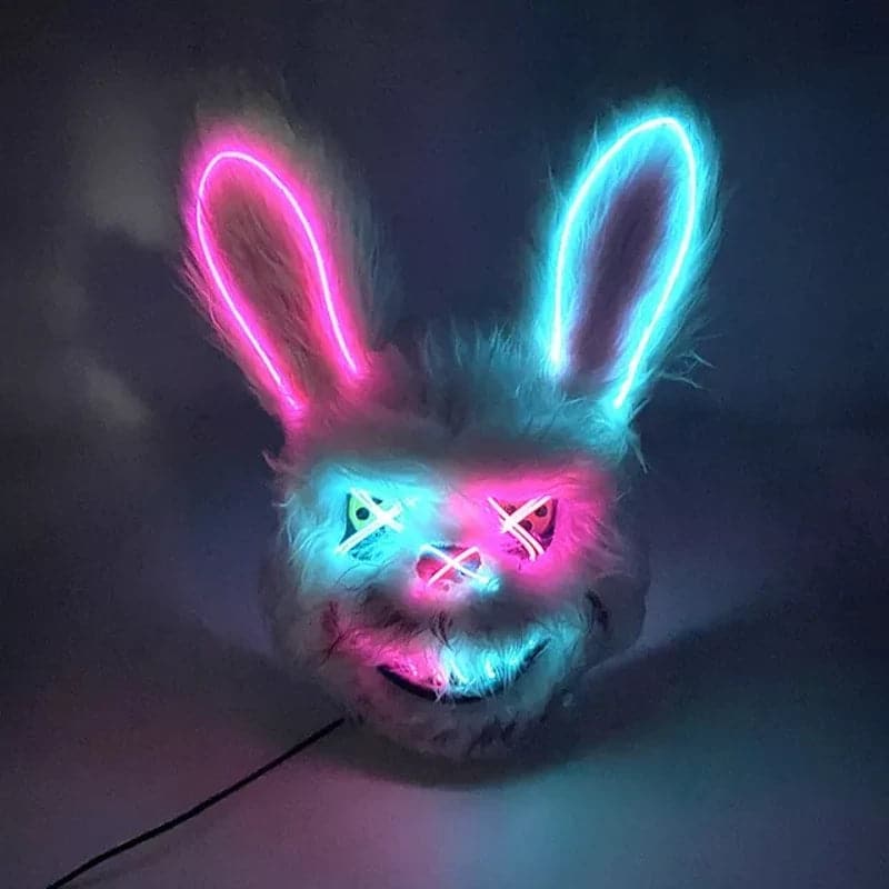 Mascaras de peluche con LED