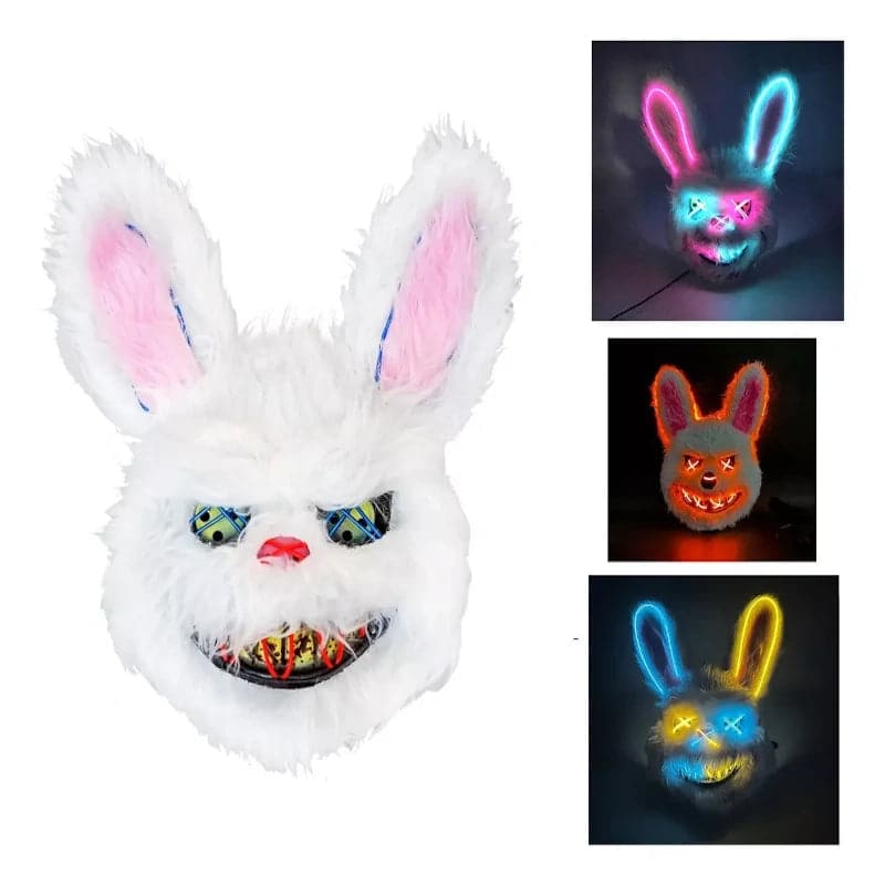 Mascaras de peluche con LED