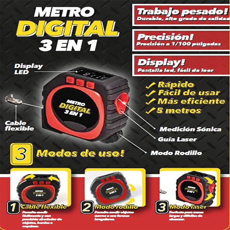 Metro Laser Digital 3 en 1